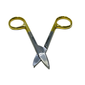 Himmel Tek TC Gold Dental Crown Scissors 4.3/4inch