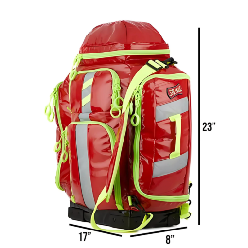 Statpacks - Lightweight BLS ALS Trauma Bag for EMS, Red - G3+ Perfusion