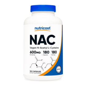 Nutricost NAC 600mg Capsules - Vegan, Gluten-Free Antioxidant Support