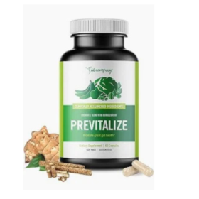 Previtalize Super Prebiotic Green 60 Caps - Gut Health Support
