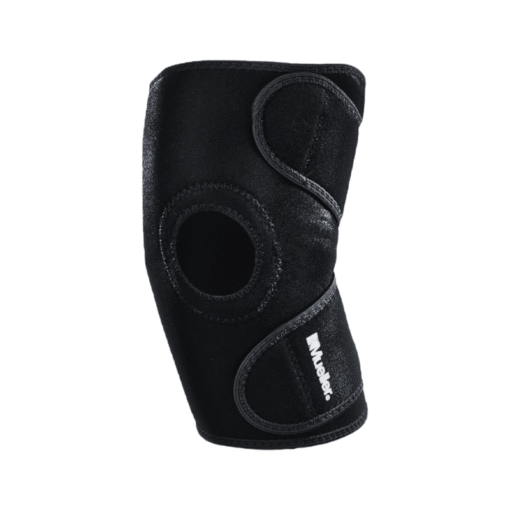 Mueller - Knee Support, Neoprene Blend, Open Patella, Black, OSFM