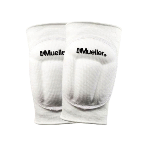 Mueller - Standard Volleyball Knee Pads (pair), White, OSFM
