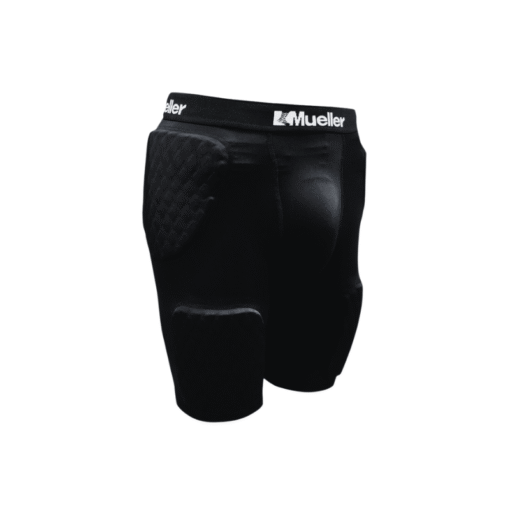 Mueller - Diamond Pad 5-Pad Short ? Black, -50911-LARGE