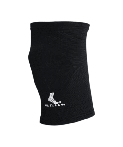 Mueller Elastic Knee Support, Black, Medium - Breathable Compression