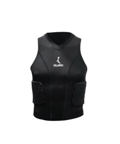 Mueller Diamond Pad 3 Sleeveless Compression Shirt - Large, Black