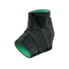 Mueller Adjustable Ankle Support (Black/Green, OSFM)