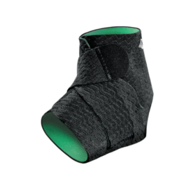 Mueller Adjustable Ankle Support (Black/Green, OSFM)