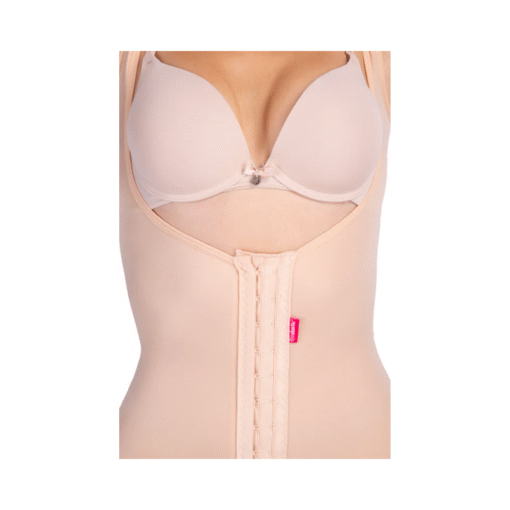 Lipoelastic VF Body BBO Variant Reinforced Compression Post-Surgical Abdominal and Back Bodysuit with Open Buttock Design