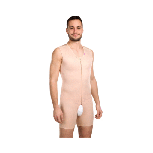 Lipoelastic MGmm Comfort Compression Post-Surgical Male Abdominal and Chest Bodysuit