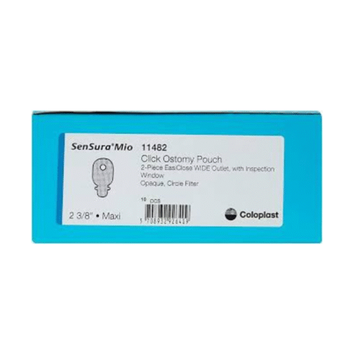 Sensura Mio 50mm Maxi click ostomy bag with inspection window and circle filter - 11443