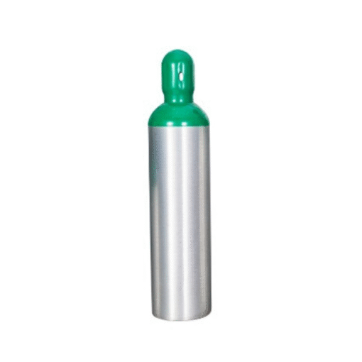 WC 10L/ 200 BAR HIGH PRESSURE ALUMINIUM OXYGEN CYLINDER WITH BS3 VALVE - FILLED
