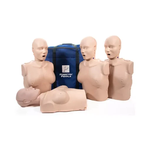 PRESTAN Professional Adult Female CPR Manikin 4-Pack