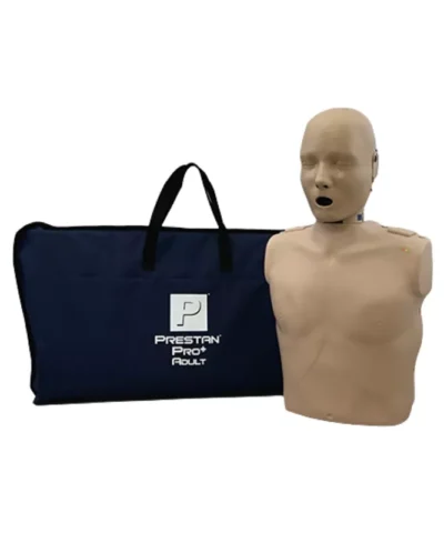 Prestan Professional Plus Adult CPR Manikin with Feedback, Medium Skin