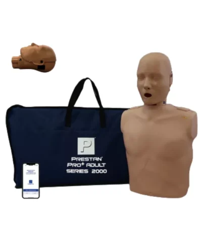 PRESTAN Professional Plus Adult CPR Manikin with Feedback, Dark Skin