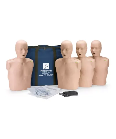 PRESTAN Professional Adult Jaw Thrust Manikin 4-Pack | CPR Training