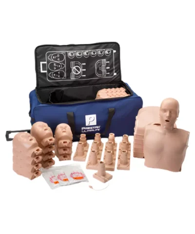 PRESTAN Ultralite Manikin 12-Pack with CPR Feedback, Medium Skin