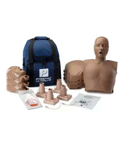 PRESTAN Ultralite Manikin 4-Pack with CPR Feedback, Dark Skin