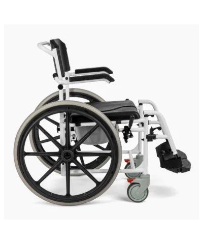 24-Inch Solid Rubber Rear Wheels for Commode Wheelchair (Pair)