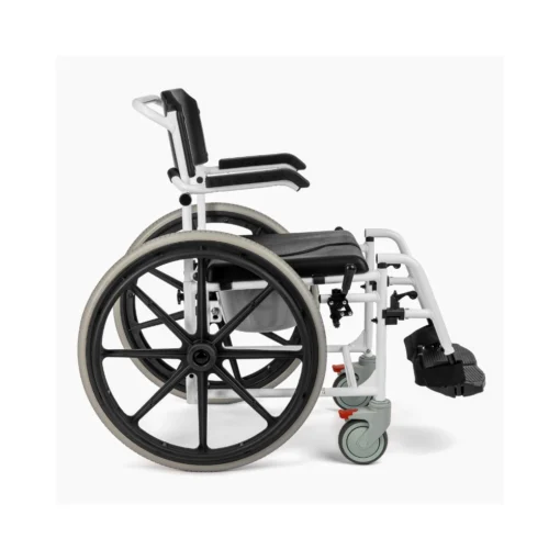 24-Inch Solid Rubber Rear Wheels for Commode Wheelchair (Pair)