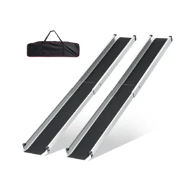 7-Foot Telescopic Aluminum Ramp for Wheelchairs & Mobility | TR7202500