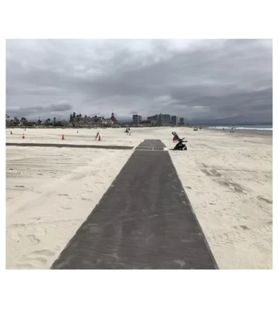 AccessMat Beach Accessibility Mat Kit - Tan (2.0m x 25m)