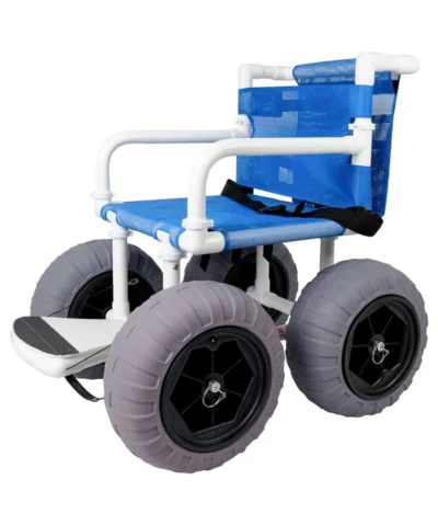 Beach Manual Wheelchair with 16-Inch Balloon Wheels - Petra Mobility