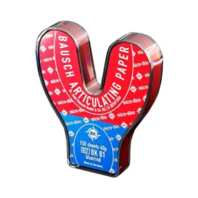 Bausch Arti‑Check 40µ Horseshoe Blue/Red, 150 Sheets