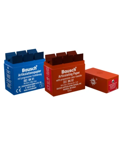 Bausch Articulating Paper 200µ  Strips, Plastic Dispenser 300 pcs