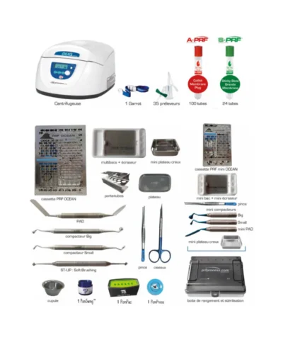 Process for PRF Centrifuge PRF DUO QUATTRO Starter Kit