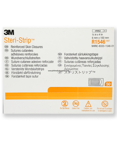 3M Steristrips Reinforce R1546 1/4 x 4'' 50's