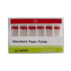 Absorbent Paper Points Size 25 - .04 Taper for Root Canal Treatment