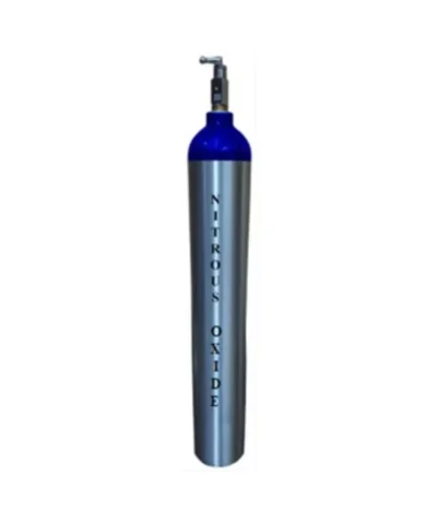 Alcan ACI-4.5L-111 Nitrous Oxide Aluminium Cylinder 4.5L / 24CFT – CGA910 Pin Index Toggle Valve, Empty