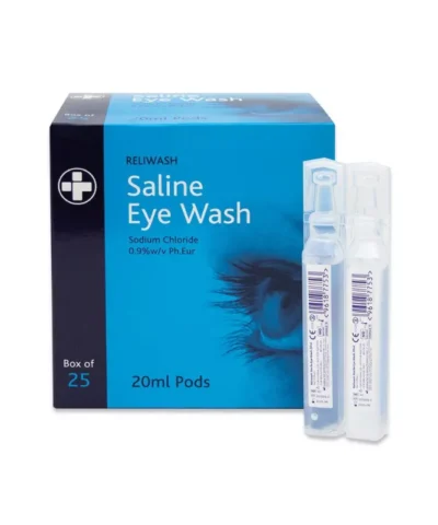 Reliwash Saline Eye Wash 20ml Pods (Box of 25)