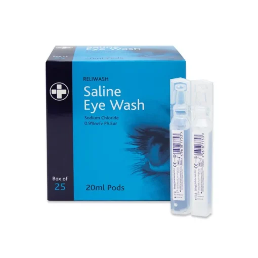 Reliwash Saline Eye Wash 20ml Pods (Box of 25)